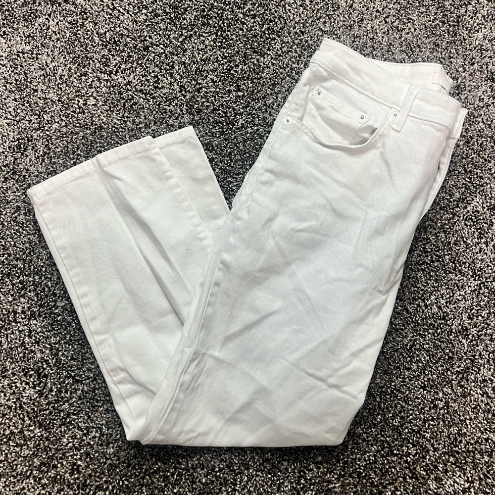 ELLA MOSS STRAIGHT LEG WHITE JEANS